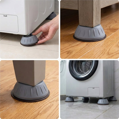 Universal  Anti-Vibration Pads – Enhanced  Stability  For Home Appliances [4 Pcs ]