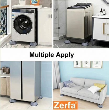 Universal  Anti-Vibration Pads – Enhanced  Stability  For Home Appliances [4 Pcs ]