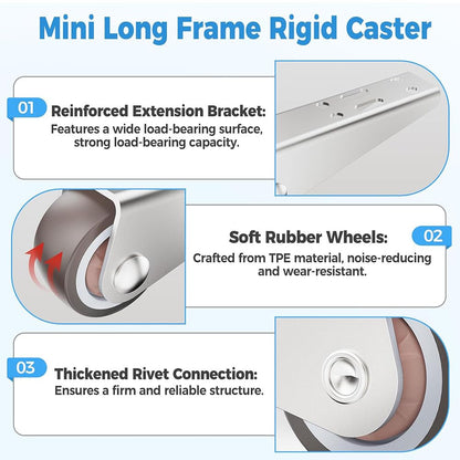 4 Pcs Small Caster Wheel