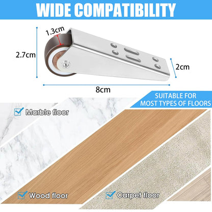 4 Pcs Small Caster Wheel