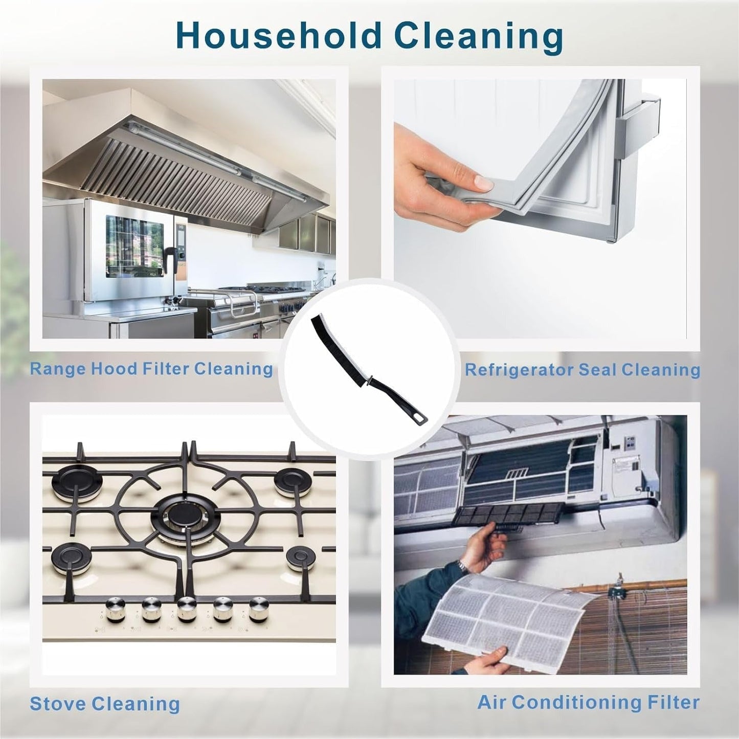 Gap Cleaning Brush + (FREE 3 Pcs Hook Sticker)