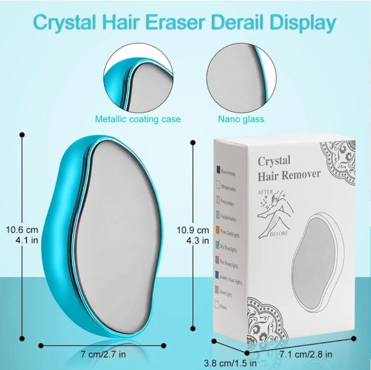 Effortless Hair Removal System: Nano-Dot Technology Crystal Stone | Smooth & Radiant Skin