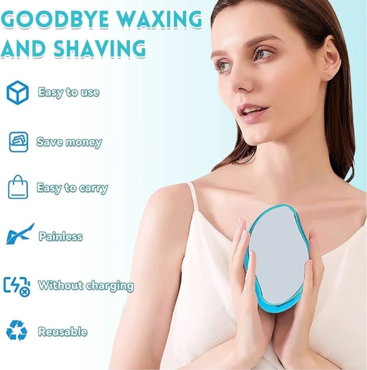 Effortless Hair Removal System: Nano-Dot Technology Crystal Stone | Smooth & Radiant Skin